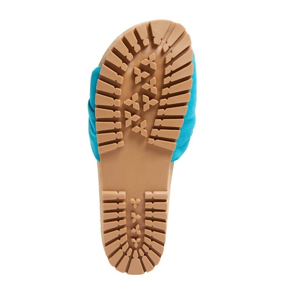 Jack Rodgers Aqua Knot Phoebe Suede Slide Sandals Women’s Size 8 NEW - Picture 6 of 7